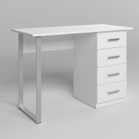 Дитячий письмовий стіл Новий Стиль TWINKS ALU 1100х500х750 Білий (NWS-122737)