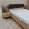 Тумби приліжкові з телескопічними напрямними 2 шт Perfect Home Italy 1S/51 50,4x102x39,6 Дуб артизан/Антрацит (PFH-091098)