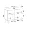 Комод Perfect Home Japandi K104 2-дверний 103х83х39 см Кашемiр (PFH-091469)