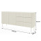 Комод з телескопічними напрямними Perfect Home Muti 2D3S/177 177x81,2x39,8 Кашемір (PFH-091394)