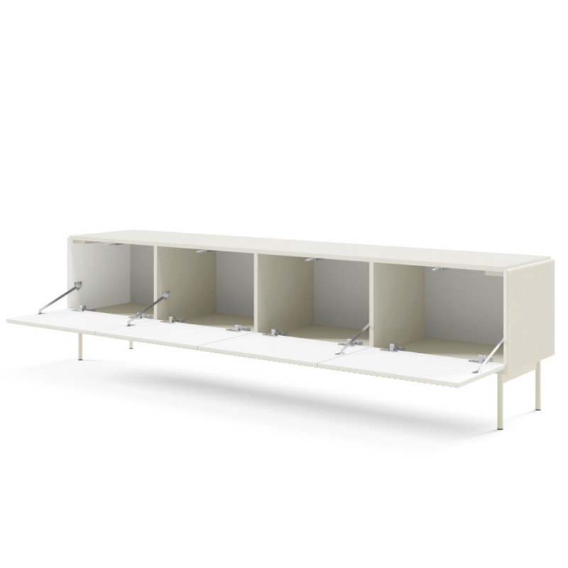 Тумба під телевізор Perfect Home Muti 4D/195 195,2x51,2x39,8 Кашемір (PFH-091403)