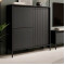 Комод високий Perfect Home Senso 3D 123,4x103,5x39,5 Чорний (PFH-091134)