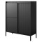 Комод високий Perfect Home Senso 3D 123,4x103,5x39,5 Чорний (PFH-091134)