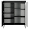 Комод високий Perfect Home Senso 3D 123,4x103,5x39,5 Чорний (PFH-091134)