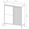 Комод високий Perfect Home Senso 3D 123,4x103,5x39,5 Чорний (PFH-091134)