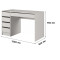 Комп'ютерний стіл Perfect Home Ada 5S/120 120x75x55 Кашемир (PFH-091309)