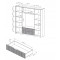 Шафа розпашна чотиридверна Perfect Home Baltic 4D2S/220 223,2x210x59 Дуб балтійський/Чорний (PFH-091376)