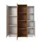 Комод Perfect Home Cube 3D/110 133,5x110x45,4 Білий/Дуб крафт золотий (PFH-091042)