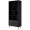 Стелаж Perfect Home Lante 2S 193,8x88,2x38 Чорний (чорні ніжки) (PFH-091104)