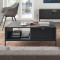 Журнальний стіл з телескопічними напрямними Perfect Home Nova L104 1S 104x68x46 Чорний (чорні ніжки) (PFH-091262)