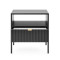 Тумба приліжкова з телескопічними напрямними Perfect Home Nova S54 54х56х39 Чорний (чорні ніжки) (PFH-091251)