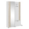 Передпокій Perfect Home Nelly 131x192x40 Білий/Дуб артизан (PFH-091303)