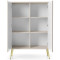 Комод високий Perfect Home Zova K103 2D 103x129x39 Кашемір (золоті ніжки) (PFH-091284)