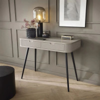 Туалетний столик з телескопічними напрямними Perfect Home Zova T103 103x80x49 см Кашемір (чорні ніжки) (PFH-091300)