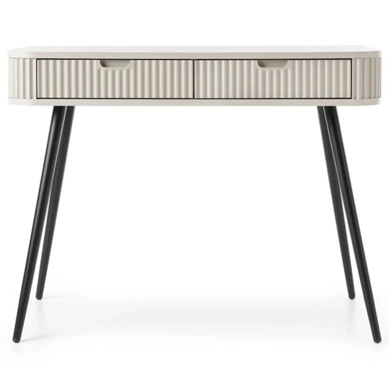 Туалетний столик з телескопічними напрямними Perfect Home Zova T103 103x80x49 см Кашемір (чорні ніжки) (PFH-091300)