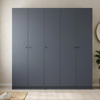 Шкаф для одежды Doros Промо Антрацит 3+3 ДСП 270х48х204 (42005336) (DRS-012156)
