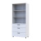 Шафа для одягу Doros Торн Білий 2 ДСП/3Ш (полиці) 90х51.6х200 (DRS-012020)