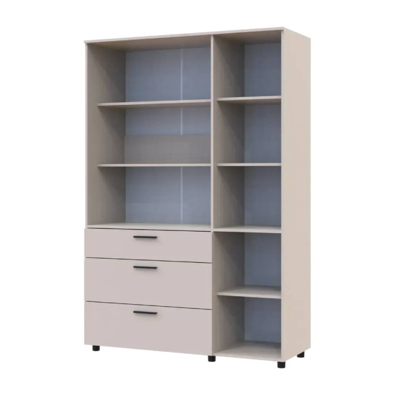 Шафа для одягу Doros Торн Кашемір 3 ДСП/3Ш (полиці) 135х51.6х200 (DRS-012060)