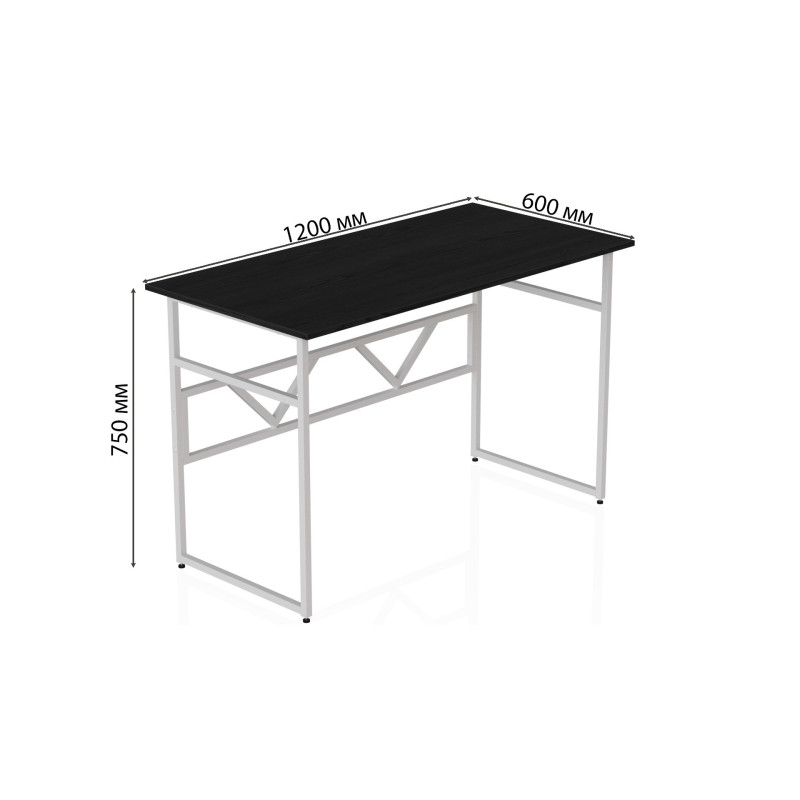 Компьютерный стол Ferrum-decor Раян 75x120x60 белый ДСП Сосна Кембра 16мм (FRD-101135)