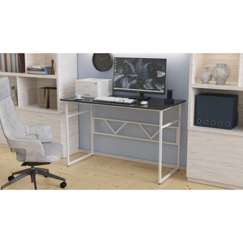 Компьютерный стол Ferrum-decor Раян 75x100x60 белый ДСП Сосна Кембра 16мм (FRD-101125)