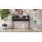 Комп'ютерний стіл Ferrum-decor Скай 75x140x60 сірий ДСП Сосна Кембра 16мм (FRD-101555)
