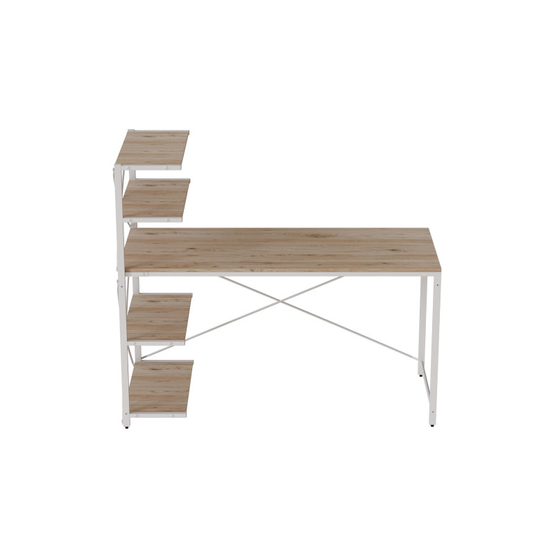 Комп'ютерний стіл Ferrum-decor Джек 75x120x70 Білий ДСП Дуб Сан-Марино (FRD-105413)