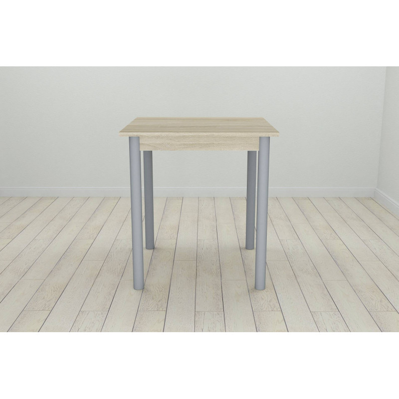 Стол кухонный Ferrum-decor Агата 75x70x70 Серый ДСП Сонома 16мм (FRD-106243)