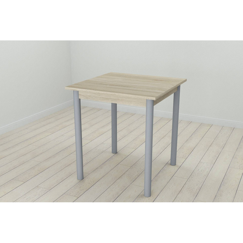 Стол кухонный Ferrum-decor Агата 75x70x70 Серый ДСП Сонома 16мм (FRD-106243)
