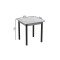 Стол кухонный Ferrum-decor Агата 75x90x90 Черный ДСП Бетон 16мм (FRD-105563)