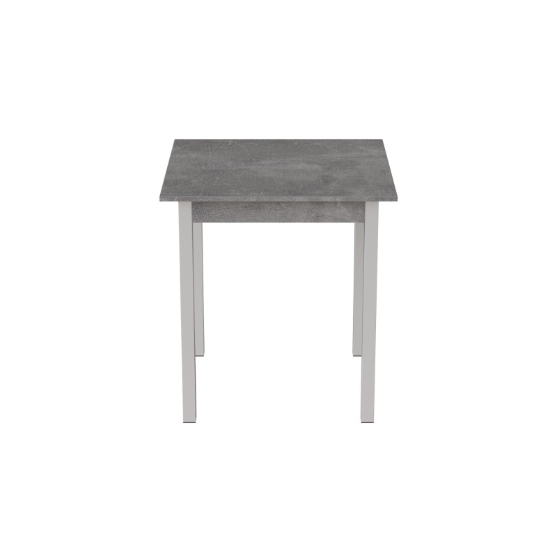 Стол кухонный Ferrum-decor Диего 75x70x70 Белый ДСП Бетон 16мм (FRD-105573)