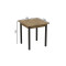 Стол кухонный Ferrum-decor Агата 75x70x70 Черный ДСП Дуб Артизан 16мм (FRD-105673)