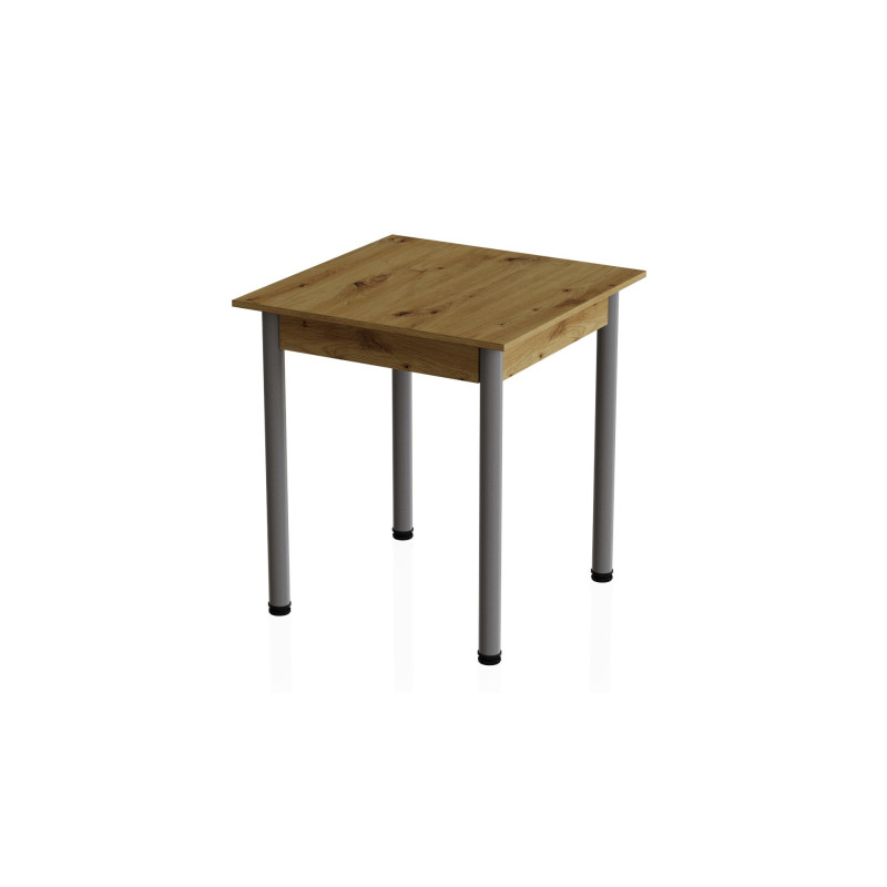 Стол кухонный Ferrum-decor Агата 75x90x90 Серый ДСП Дуб Артизан 16мм (FRD-105683)