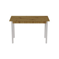 Стол кухонный Ferrum-decor Марио 75x120x60 Белый ДСП Дуб Артизан 16мм (FRD-105723)