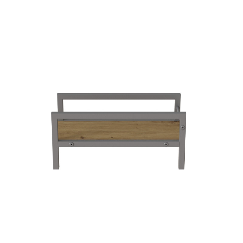 Підставка для системного блоку Ferrum-decor Нікі 21x24x45 Сірий ДСП Дуб Артизан 16мм (FRD-105303)