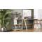 Етажерка 4/60 Ferrum-decor Серії Конект 120x60x28 білий ДСП Дуб Сонома 16мм (FRD-104245)