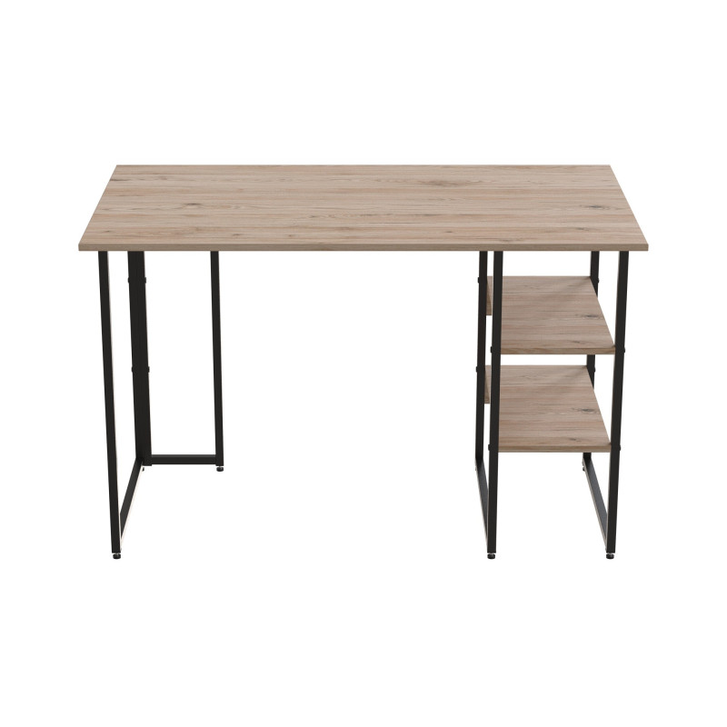 Комп'ютерний стіл Ferrum-decor Кевін 75x120x70 чорний ДСП Дуб Сан-Марино 32мм (FRD-103835)