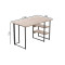 Комп'ютерний стіл Ferrum-decor Кевін 75x120x70 чорний ДСП Дуб Сан-Марино 32мм (FRD-103835)
