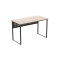Компьютерный стол Ferrum-decor Майк 75x140x60 черный ДСП Дуб Сан-Марино 32мм (FRD-103875)