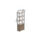 Етажерка 4/60 Ferrum-decor Серії Конект з тумбою 179x60x28 Чорний ДСП Сан-Марино (FRD-104485)