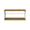 Полка настенная Ferrum-decor Букин 330x600x240 металл Белый ДСП Дуб Артизан 16 мм (FRD-102875)