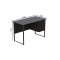 Компьютерный стол Ferrum-decor Гарри 75x140x70 черный ДСП Сосна Кембра 16мм (FRD-103565)