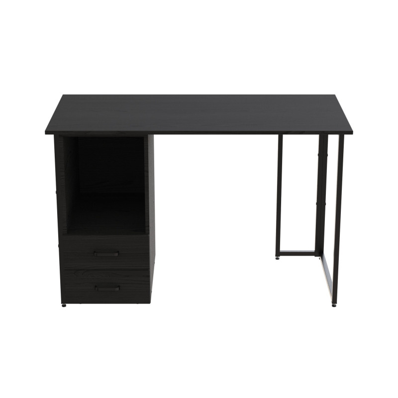 Комп'ютерний стіл Ferrum-decor Отто 75x140x60 чорний ДСП Сосна Кембра 16мм (FRD-103585)