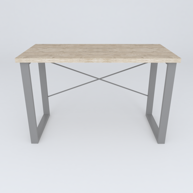 Письмовий стіл Ferrum-decor Драйв 750x1200x600 Сірий метал ДСП Дуб Сан-Марино 32 мм (FRD-103325)