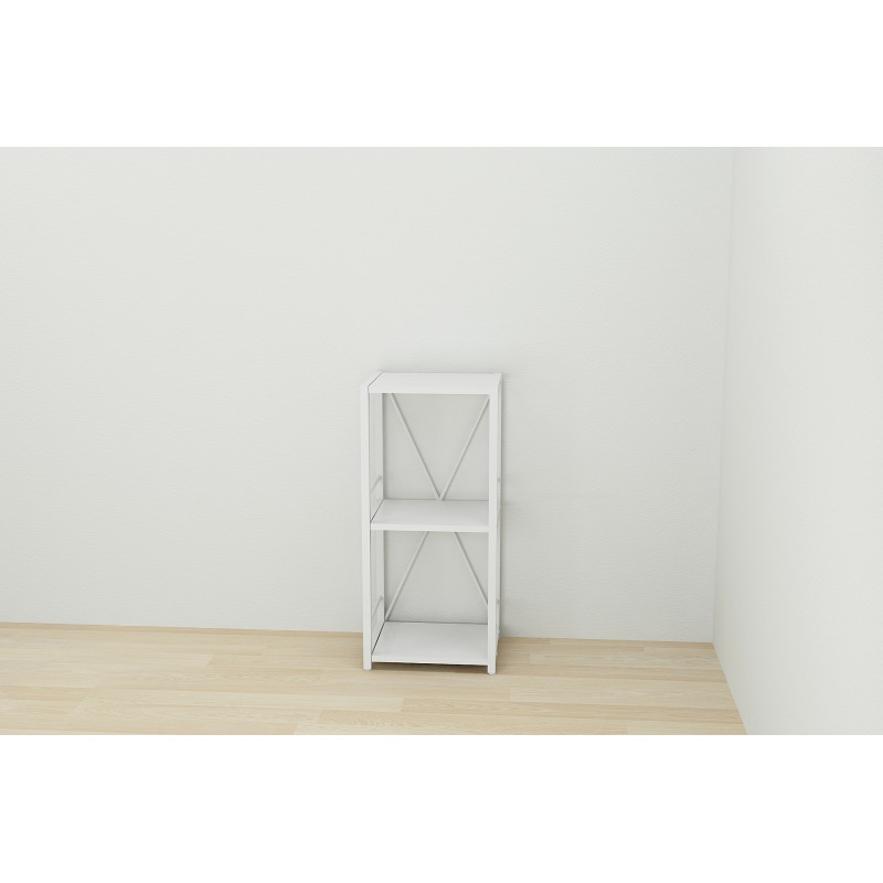 Етажерка 3/34 Ferrum-decor Серії Конект 73x34x28 білий ДСП Біле 16мм (FRD-104295)