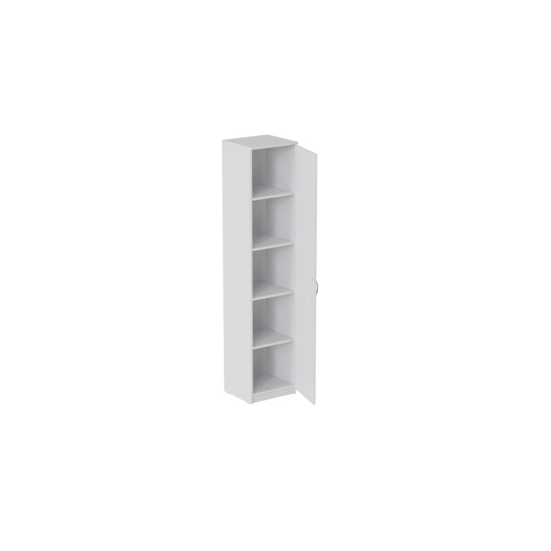 Пенал Анжело Ferrum-decor на 5 полиць із дверима 1900x400x380 ДСП Біле 16 мм (FRD-104905)