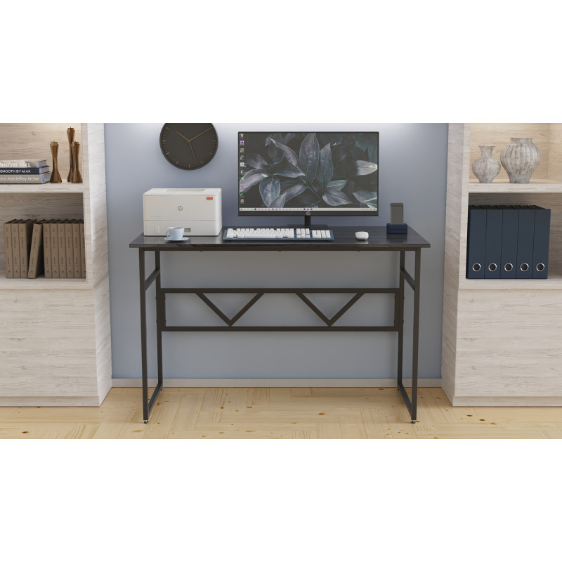 Компьютерный стол Ferrum-decor Раян 75x100x60 черный ДСП Сосна Кембра 16мм (FRD-103675)
