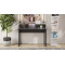 Комп'ютерний стіл Ferrum-decor Скай 75x140x60 чорний ДСП Сосна Кембра 16мм (FRD-103635)