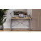 Письмовий стіл Ferrum-decor Серії Конект 75x120x600 сірий ДСП Дуб Артизан 16мм (FRD-104215)