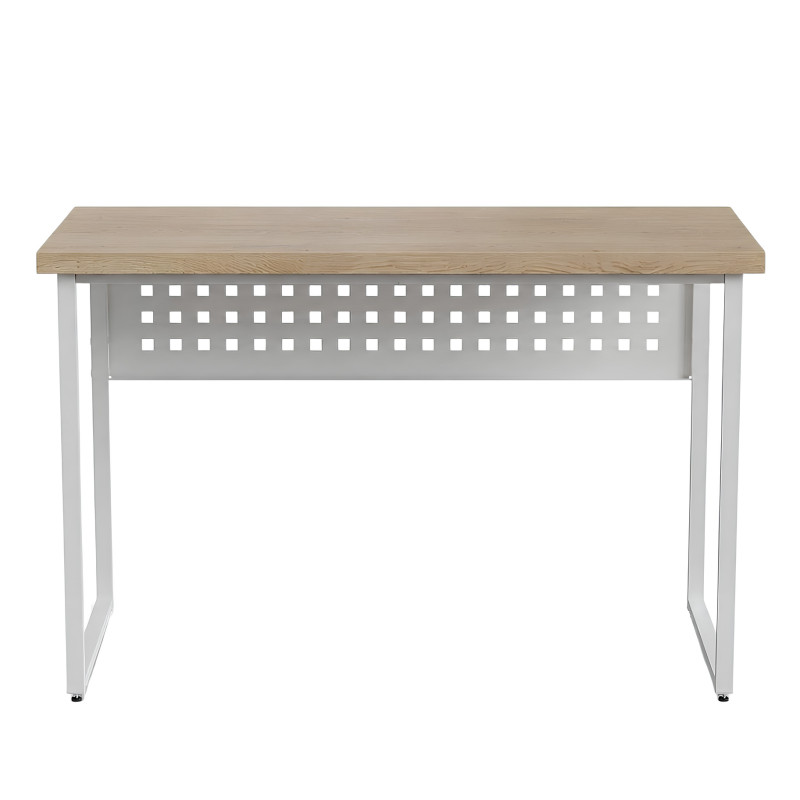 Стіл письмовий Майк Ferrum-decor 75x140x70 Білий метал ДСП Дуб Кремона Торро 32 мм (FRD-108367)