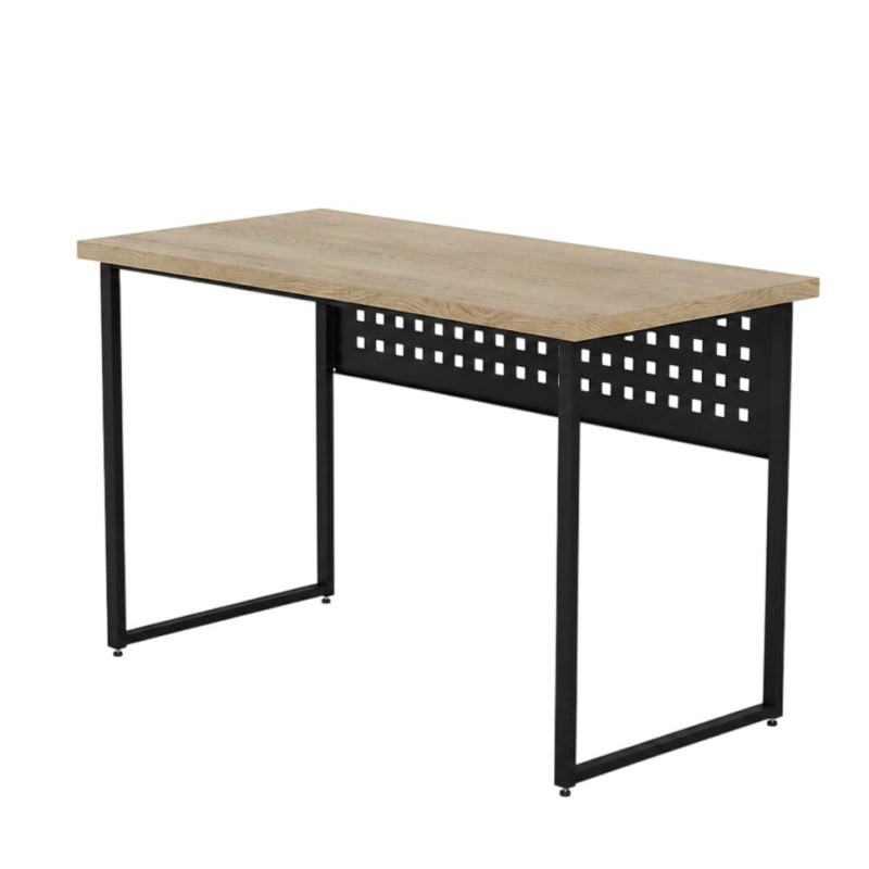 Стіл письмовий Майк Ferrum-decor 75x120x70 Чорний метал ДСП Дуб Кремона Торро 16 мм (FRD-108357)